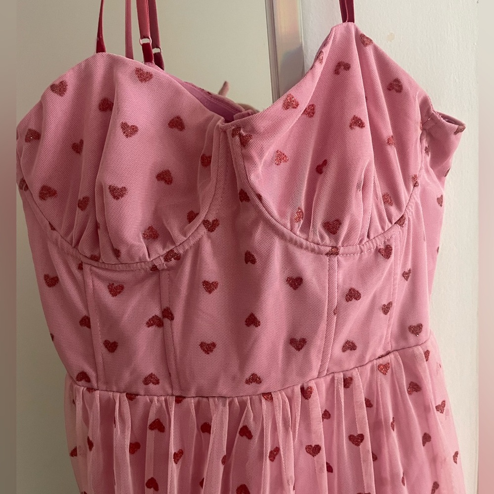 Viral Betsey Johnson Hearts Tulle Dress